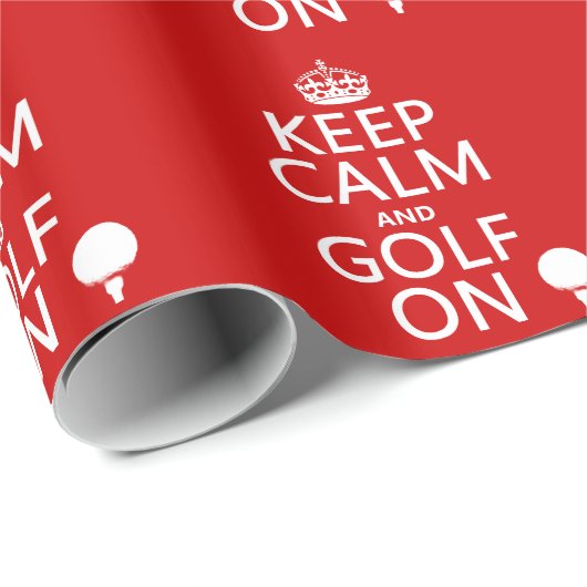 すべての色の平静およびゴルフオン利用できる保って下さい ラッピングペーパー (ロールコーナー)