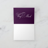 すべての色はありがとう非常に多くのカード サンキューカード (内部)