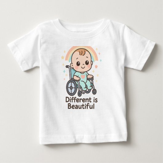 すべての色、すべての能力 – 誇りを持ったおよび強い ベビーTシャツ (正面)