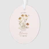 すべての花の開花独自の時間 – 素朴フローラ オーナメント (正面)