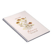 すべての花の開花独自の時間 – 素朴フローラ ノートブック (右側)