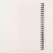 すべての花の開花独自の時間 – 素朴フローラ ノートブック (裏面)