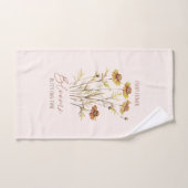 すべての花の開花独自の時間 – 素朴フローラ バスタオルセット (ハンドタオル)