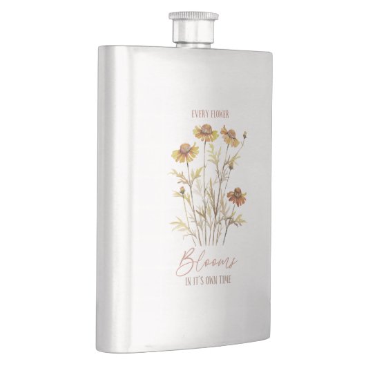 すべての花の開花独自の時間 – 素朴フローラ フラスク (右)