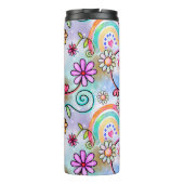 すべての花、ハート、虹 タンブラー (裏面)