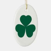 すべての葉の幸運: 3 – クローバーの葉 セラミックオーナメント (右)