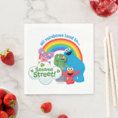 すべての虹がセサミストリート スタンダードランチョンナプキン (インサイチュ)