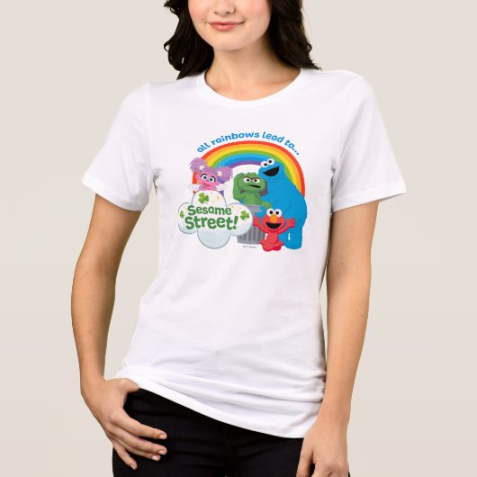 すべての虹がセサミストリート トライブレンドＴシャツ (正面)