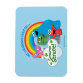 すべての虹がセサミストリート マグネット (縦)