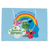 すべての虹がセサミストリート ラージペーパーバッグ (裏面)