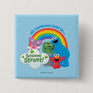 すべての虹がセサミストリート 缶バッジ