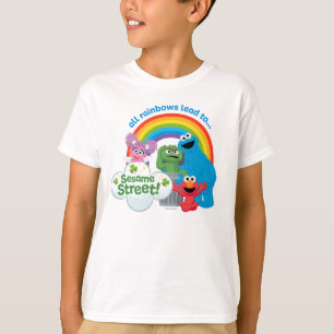 すべての虹がセサミストリート Tシャツ