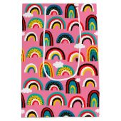 すべての虹のギフトバッグ ミディアムペーパーバッグ (裏面)