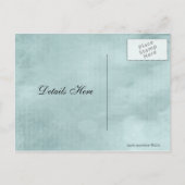 すべての行事のためのヴィンテージの植物相カード 案内ポストカード (裏面)