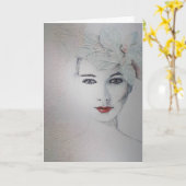 すべての行事のための挨拶状 カード (黄色い花)