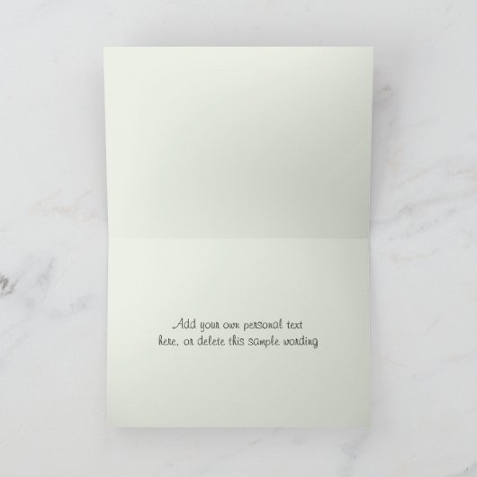 すべての行事のハワイの花およびヒトデのノート カード (内部)