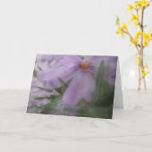 すべての行事の挨拶のカード膚触りがよいラベンダーの花 カード (黄色い花)