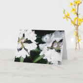 すべての行事の挨拶状(中ブランク) カード (黄色い花)