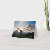 すべての行事の男性へのゴルフ カード (正面)