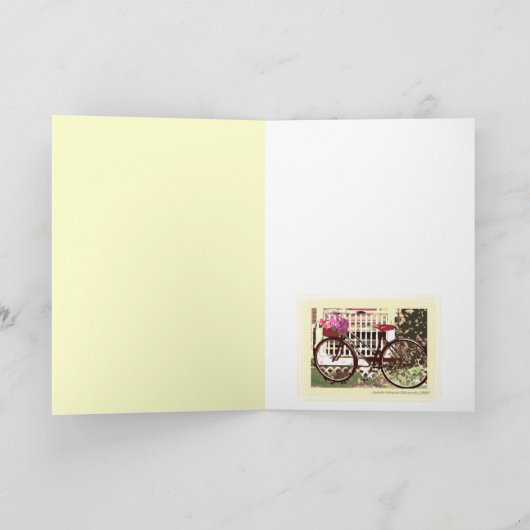 すべての行事の空白のな挨拶状 カード (内部)