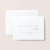 すべての行事をありがとう: 箔カード (裏面封筒付き)