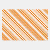 すべての行事オレンジアンドターコイズ ラッピングペーパーシート (正面3)