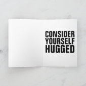 すべての行事ジビー猫ラブハググリーティングカード シーズンカード (内部)