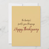 すべての行事ノートカード サンキューカード (裏面)