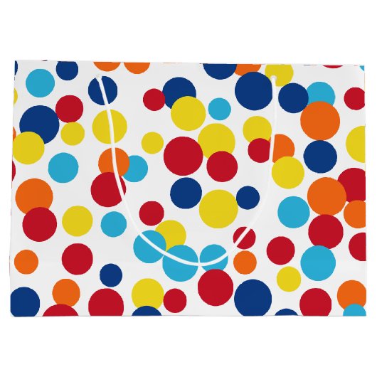 すべての行事バースデーパーティーお祝い抱き枕 ラージペーパーバッグ (裏面)