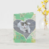 すべての行事フォトフローラハートフレーム カード (黄色い花)