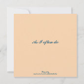 すべての行事フラットカード サンキューカード (裏面)