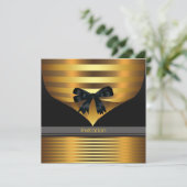 すべての行事ブラック金ゴールドパーティー 招待状 (スタンド正面)