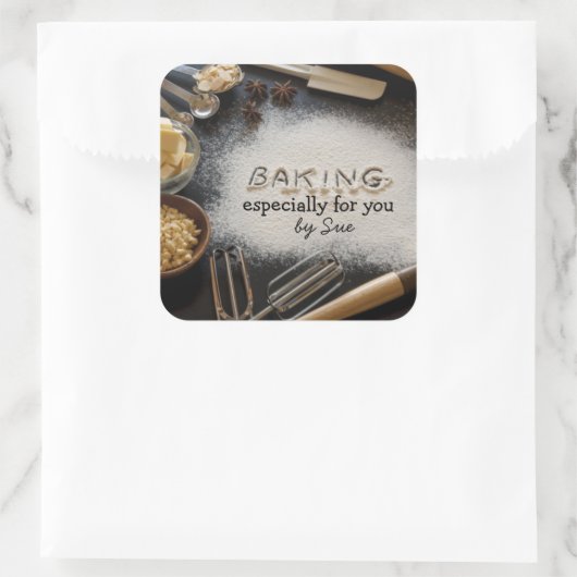 すべての行事ベーキングby YOUスタンプ スクエアシール (バッグ)