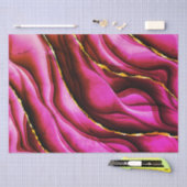 すべての行事ホットピンクマーブル金ゴールドグリッター 薄葉紙 (クラフト)