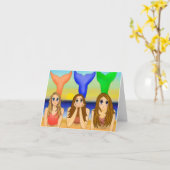 すべての行事メルメイドノテカード カード (黄色い花)