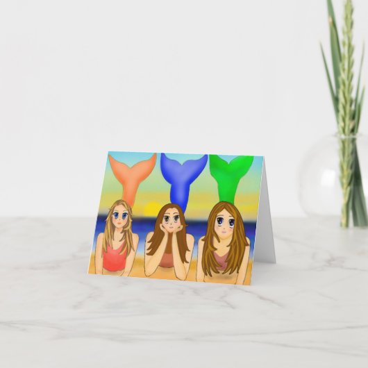 すべての行事メルメイドノテカード カード (正面)