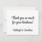 すべての行事写真ありがとう 招待状 (裏面)