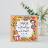 すべての行事招待状- 「戻る」を参照 招待状 (スタンド正面)