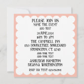 すべての行事招待状 招待状 (裏面)