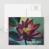 すべての行事色彩の鮮やかloyus flowerはがき ポストカード (正面/裏面)