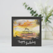 すべての行事誕生日フラットカード サンキューカード (スタンド正面)