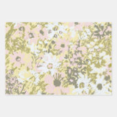 すべての行事赤面&バターフローララッピングシート ラッピングペーパーシート (正面3)