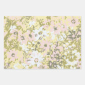 すべての行事赤面&バターフローララッピングシート ラッピングペーパーシート (正面)