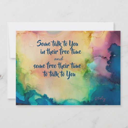 すべての行事 ノートカード (正面)