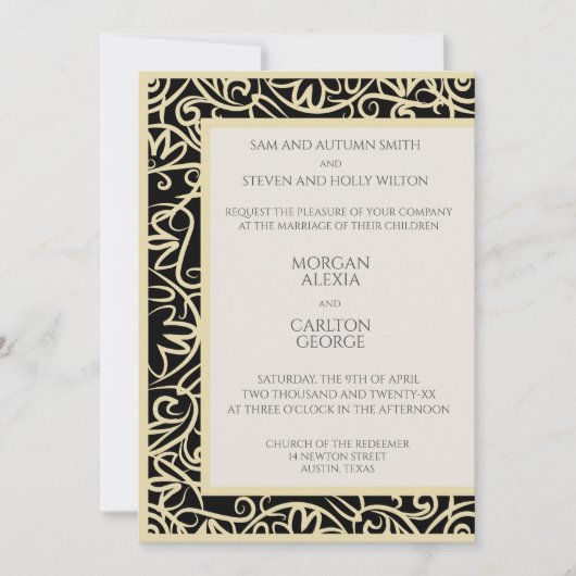 すべての行事 招待状 (正面)