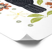 すべての装飾のための美しいトゥーカンポスタースタイル ポスター (角)