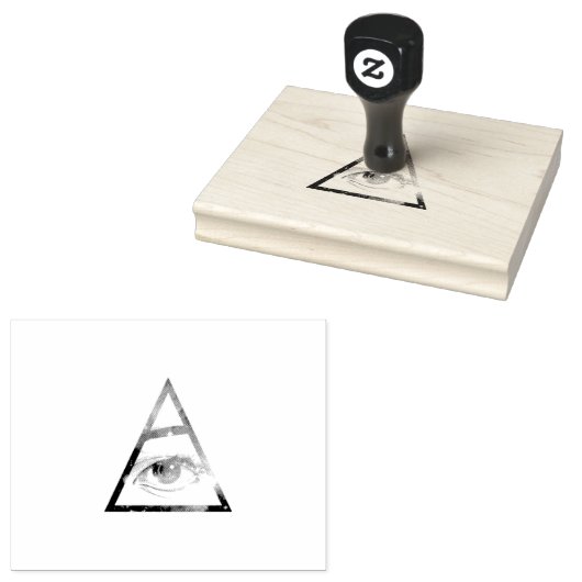 すべての見える目 ラバースタンプ (押印)