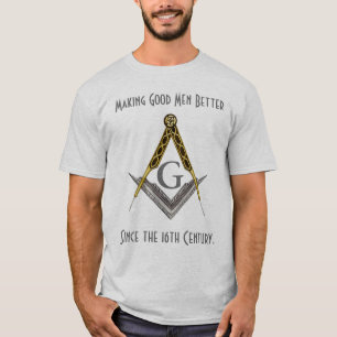 すべての見る目が付いている正方形そしてコンパス Tシャツ