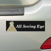 すべての見る目のバンパーステッカー バンパーステッカー (車上)