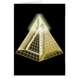 すべての見る目のピラミッドカード